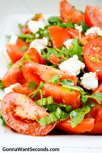 Ensalada de tomate marinado