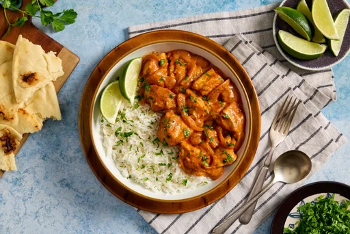 Pollo en Salsa Cremosa de Coco y Mantequilla