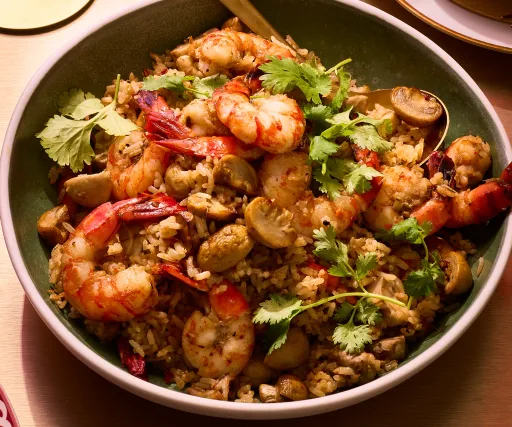 Thai Tide’s tom yum fried rice with prawns