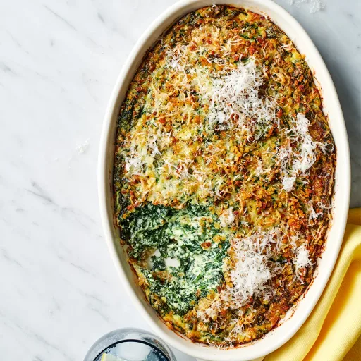 Sformato de espinacas y ricotta