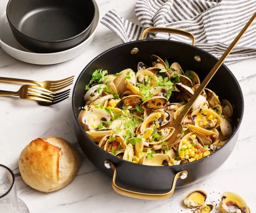 Summer clam chowder
