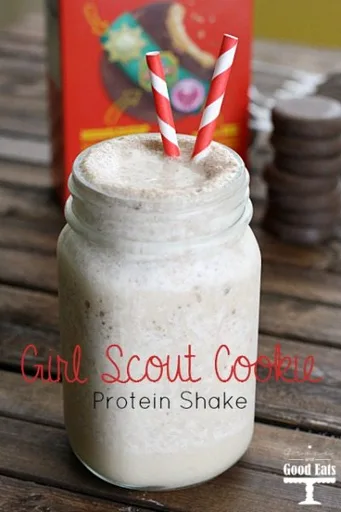 Girl Scout Cookie Protein Shake