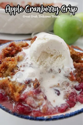 Apple Cranberry Crisp