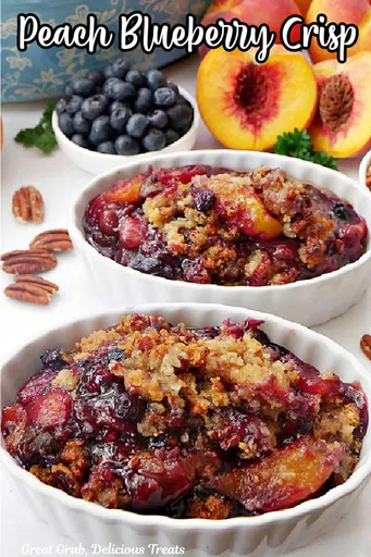 Peach Blueberry Crisp