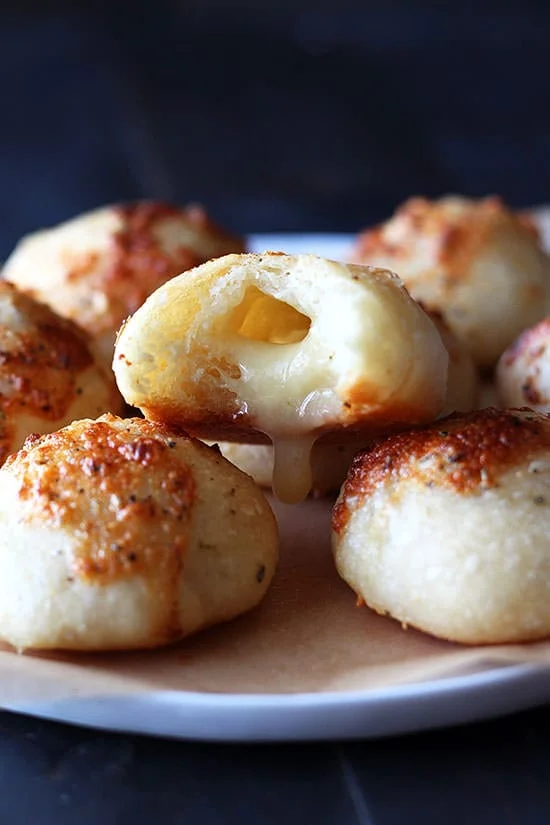 Cheese Stuffed Garlic Rolls