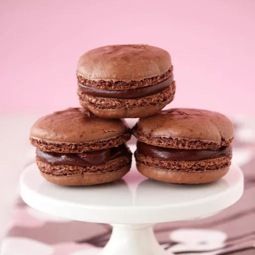 Chocolate Espresso Macarons