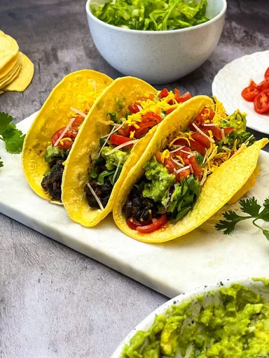 Tacos Veganos de Alubias Negras
