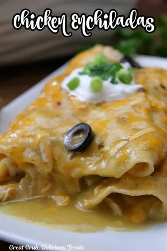 Enchiladas de pollo
