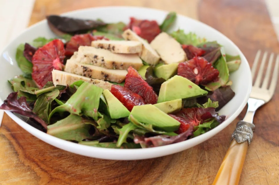 Chicken, Avocado and Orange Salad