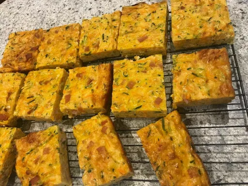 Receta saludable de pastel de calabacín