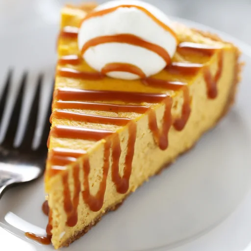 Salted Caramel Pumpkin Cheesecake