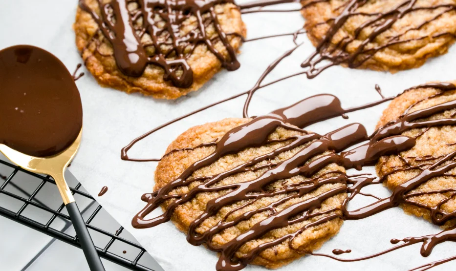 Air Fryer Chocolate Butter Cookies