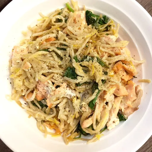 Soba Noodles with Salmon