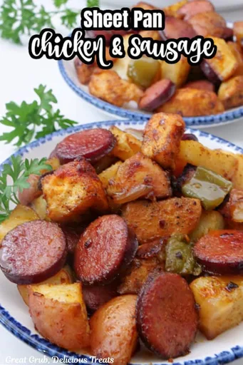 Sheet Pan Chicken and Sausage with Potatoes