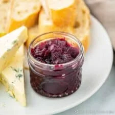 Black Grape Chutney with Rosemary