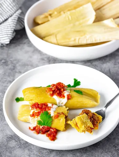 Tamales veganos