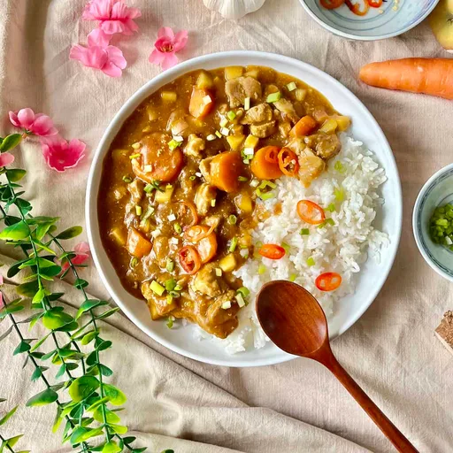 Receta de curry japonés (S&B Golden Mix)