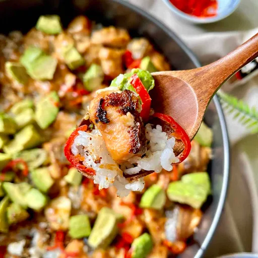 Salmon Sushi Bake Recipe