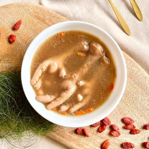 Chinese Chicken Feet Soup with Peanuts