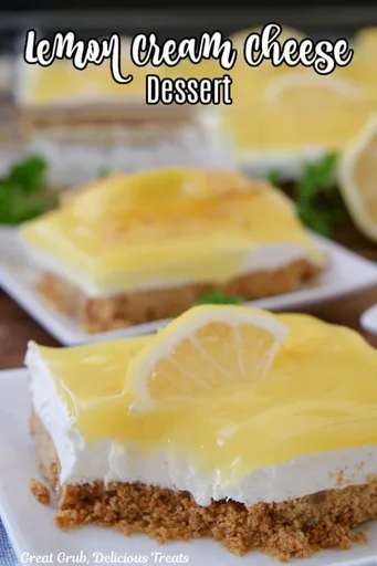 Postre de Limón y Queso Crema