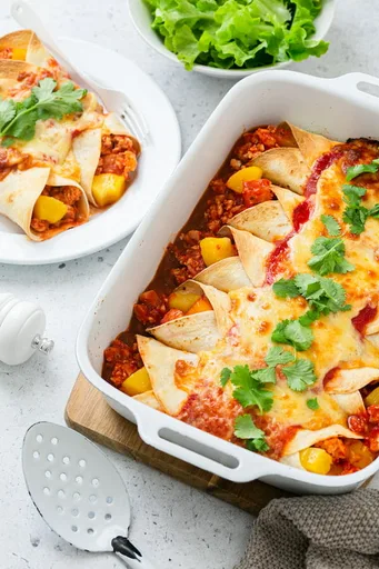 Enchiladas hawaianas