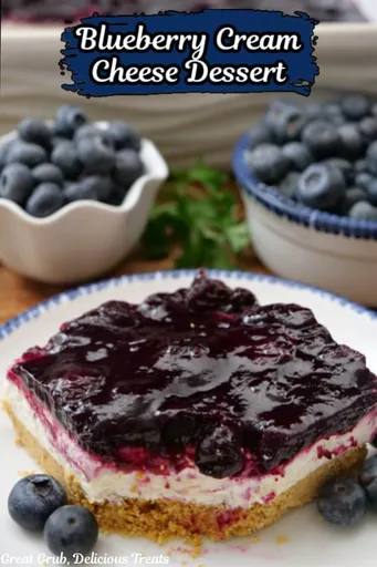 Blueberry Cream Cheese Dessert