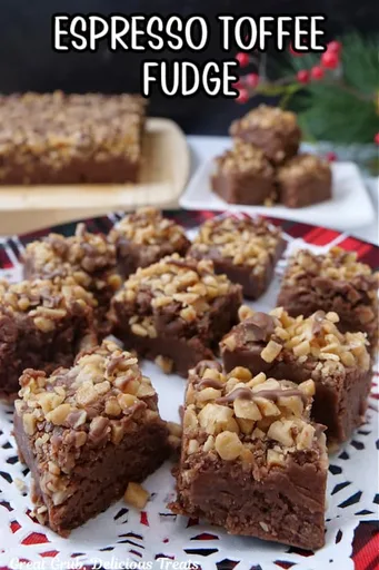 Fudge de espresso y toffee