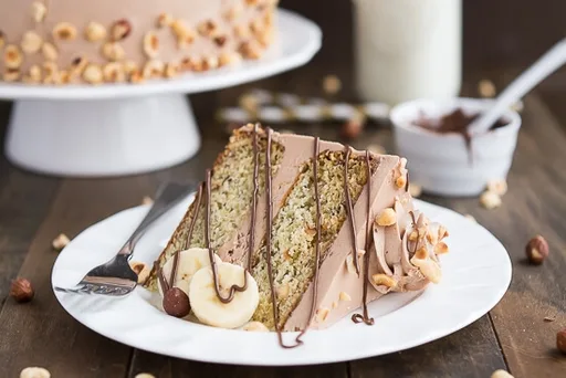 Banana Hazelnut Cake