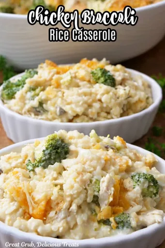 Cazuela de Pollo con Brócoli y Arroz