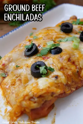 Enchiladas de carne picada