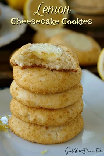 Lemon Cheesecake Cookies