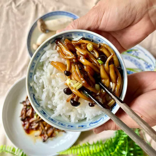 Champiñones Teriyaki Fáciles (10 Minutos)