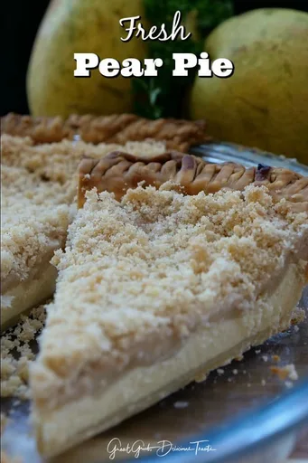 Tarta de pera fresca