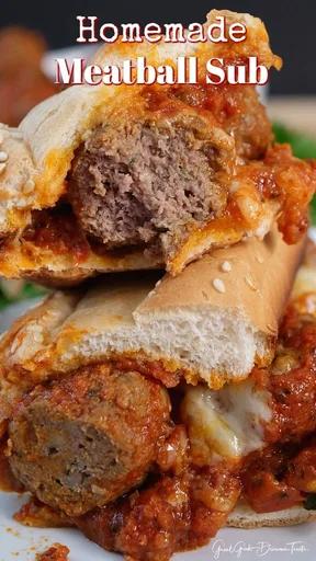 Homemade Meatball Sub