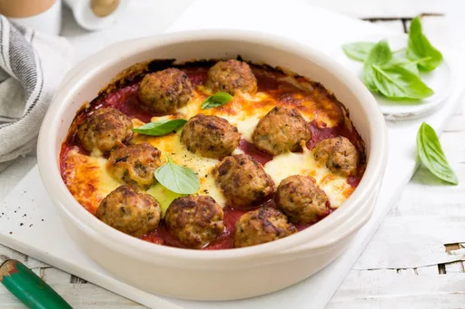 Albóndigas de cerdo al horno