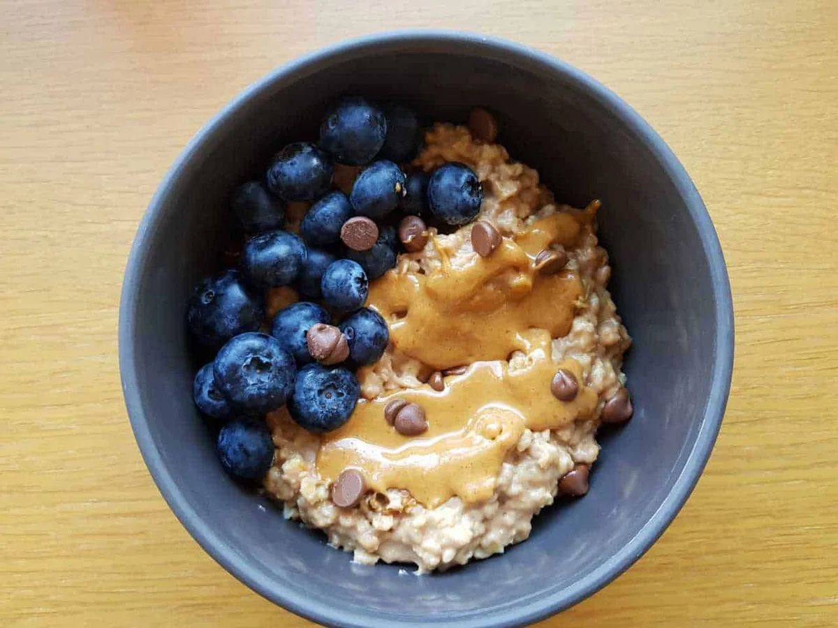 Chocolate peanut butter oatmeal