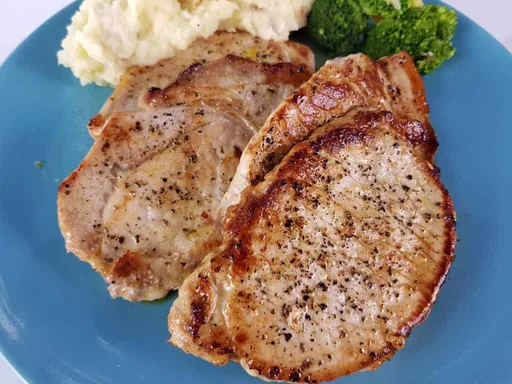 Filetes de lomo de cerdo a la sartén