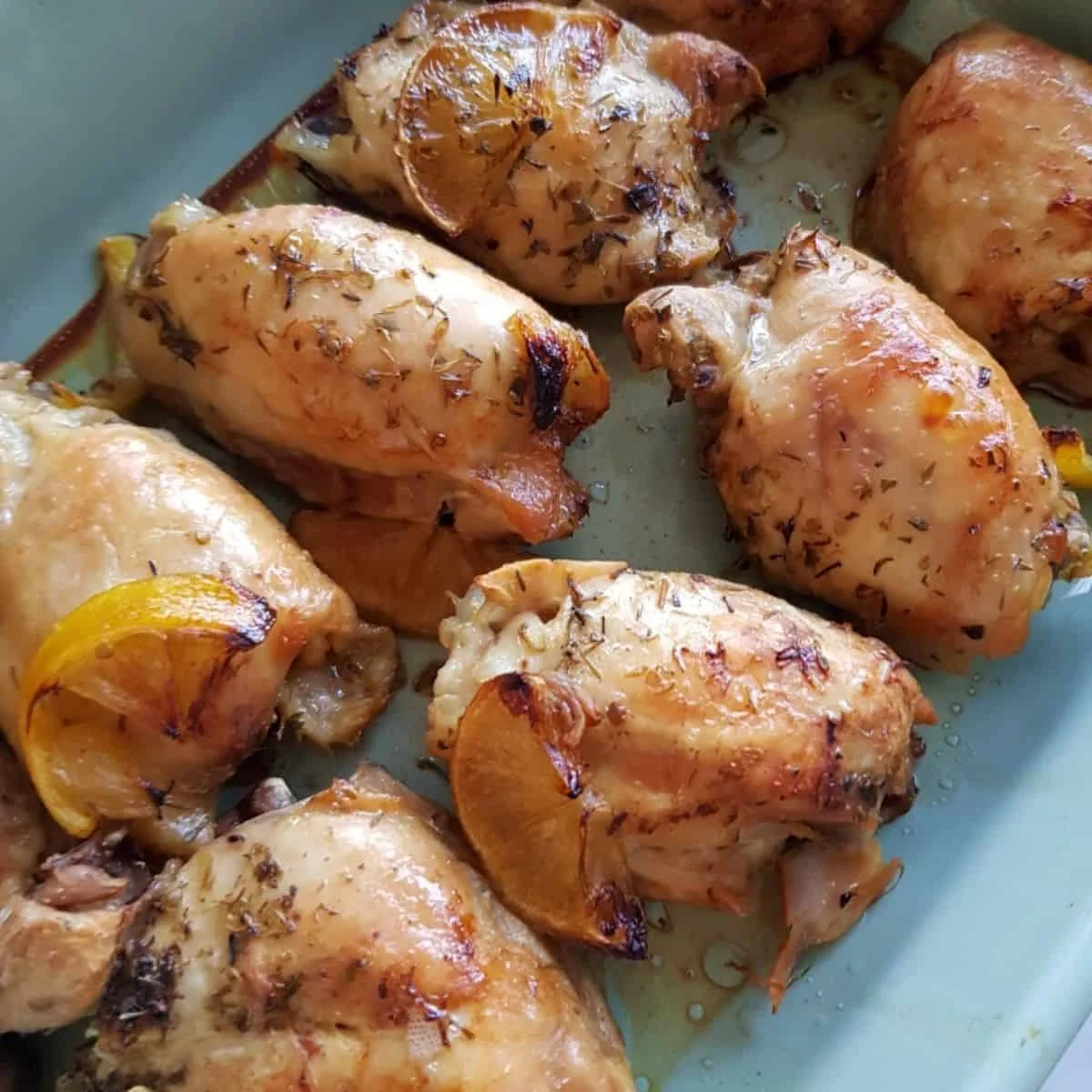 Slow cooker lemon chicken