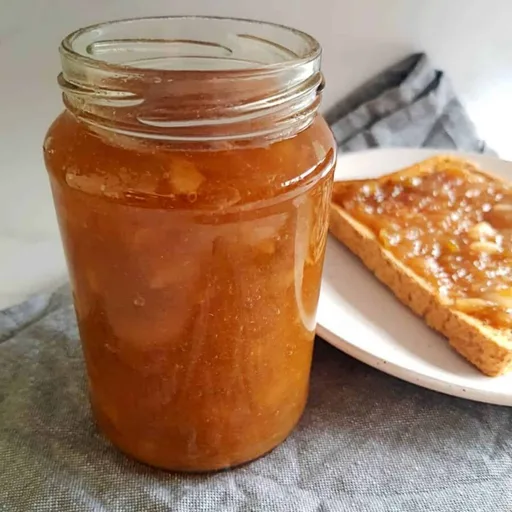 Mermelada de ruibarbo y manzana