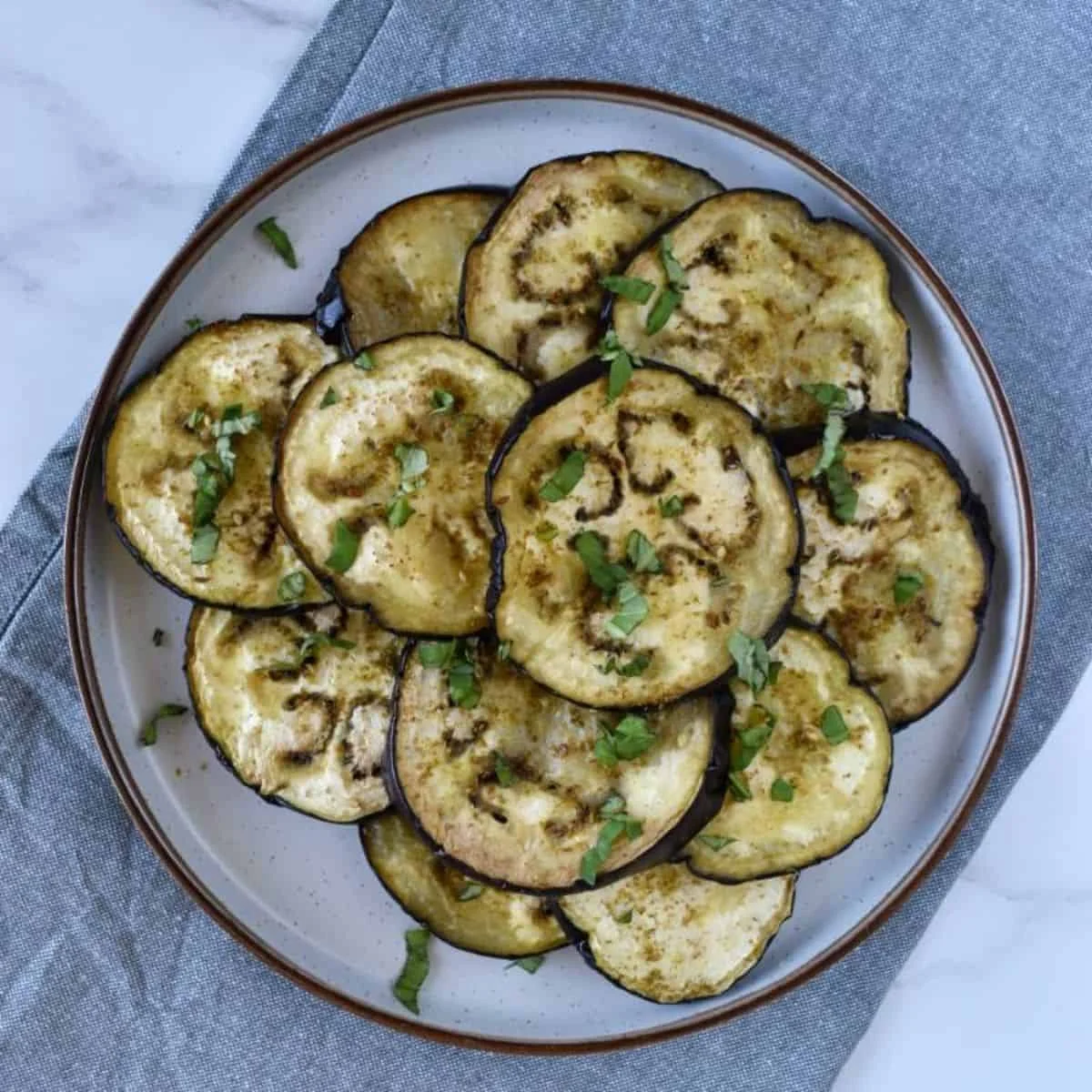 Za'atar Roasted Eggplant