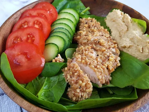 Walnut crusted chicken