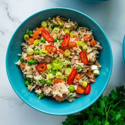 Atún en lata con arroz
