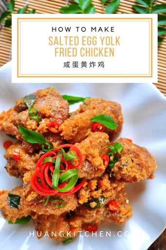 Salted Egg Yolk Fried Chicken 咸蛋炸鸡