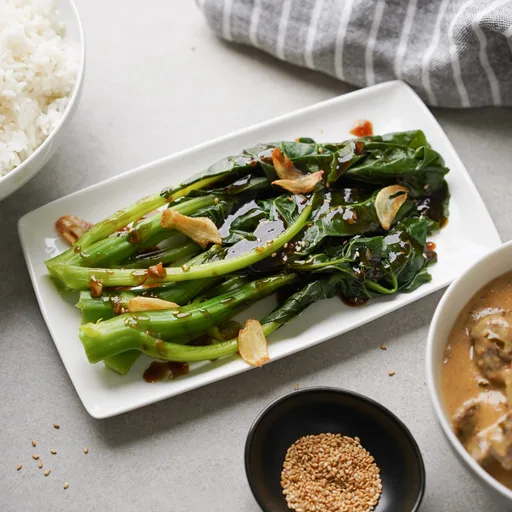 Easy Chinese Broccoli with Oyster Sauce (Gai Lan)