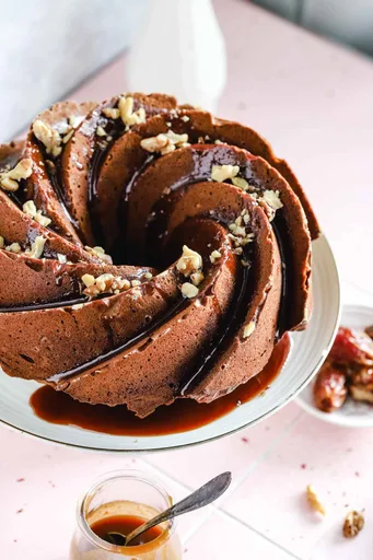Spiced Date & Walnut Cake Recipe
