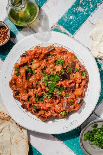 Ensalada de berenjena marroquí