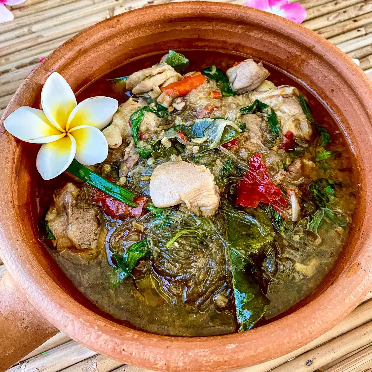 Thai Chicken Glass Noodle Soup Recipe