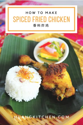 Pollo frito crujiente especiado