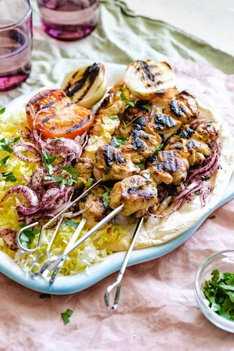 Kabab Joojeh de Pollo Marinado (a la Parrilla o al Horno)