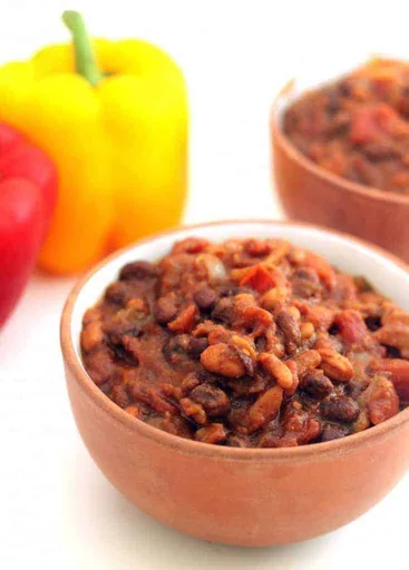 Chili vegetariano especiado de otoño